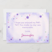 Carte De Remerciements Eras Anniversaire Fête d'amitié Bracelet (Dos)