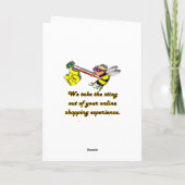 Carte De Remerciements Erreurs (Dos)