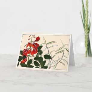 Carte De Remerciements Erythrina Flowers