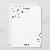 Carte De Remerciements Escalade Colorée Enfants Mignons (Devant)