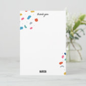 Carte De Remerciements Escalade Colorée Enfants Mignons (Debout devant)