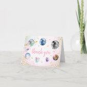 Carte De Remerciements Espace Anniversaire Premier Voyage Autour Du Solei (Devant)