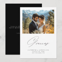 Espagnol Gracias Elegant Mariage de calligraphie