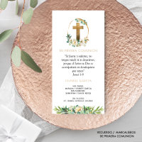 Espagnol, Première Communion Verdure Signet Favori