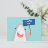 Carte De Remerciements Espèces de requins mignons (Debout devant)