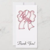 Carte De Remerciements Espoir (Devant)