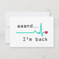 Et je suis de retour, Heart Attack Survivor Busine