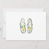 Carte De Remerciements Été tropical (Dos)