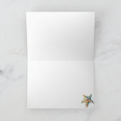 CARTE DE REMERCIEMENTS ETOILE DE MER (Intérieur)