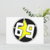Carte De Remerciements Étoile jaune 69 (Debout devant)