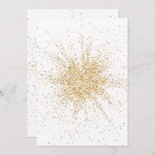 Carte De Remerciements Étoile lumineuse 2 (Devant / Derrière)