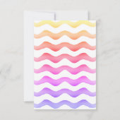 Carte De Remerciements Étoiles roses colorées Anniversaire Enfants Photo (Dos)