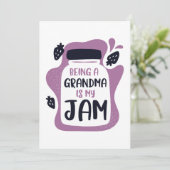 Carte De Remerciements Être Grand-Mère, C'Est Ma Jambe (Debout devant)