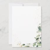 Carte De Remerciements Eucalyptus 85th Birthday  (Dos)