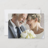 Carte De Remerciements Eucalyptus Renouvellement du Vow photo (Dos)