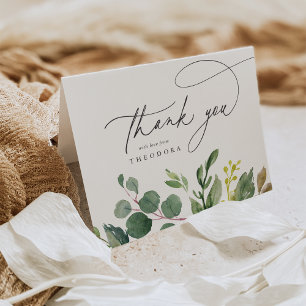 Carte De Remerciements Eucalyptus & Sage