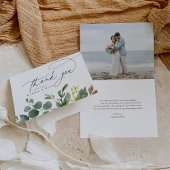 Carte De Remerciements Eucalyptus & Sage à l'intérieur