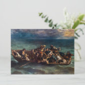 Carte De Remerciements Eugene Delacroix - L'épave de Don Juan (Debout devant)