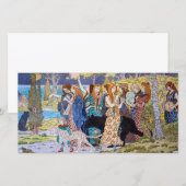 Carte De Remerciements Eugene Grasset - Panneau décoratif Harmony (Devant / Derrière)