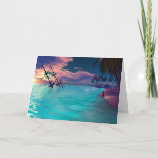 Carte De Remerciements Évasion (Devant)