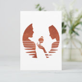 Carte De Remerciements Eve Met Une Pomme À Adam, Grunge Version 3/3 (Debout devant)