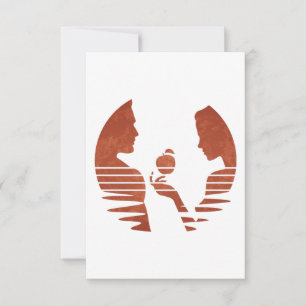 Carte De Remerciements Ève tend une pomme à Adam, Version Grunge 3/3