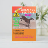 CARTE DE REMERCIEMENTS EXÉCUTER (Debout devant)