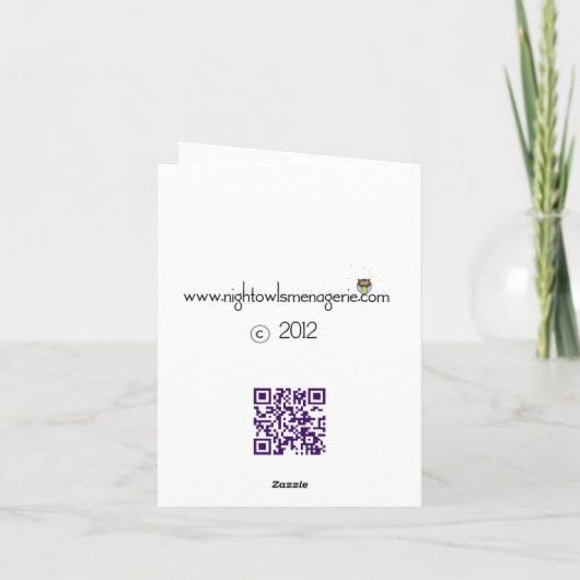 Carte de remerciements Explorateur d'espace (Dos)