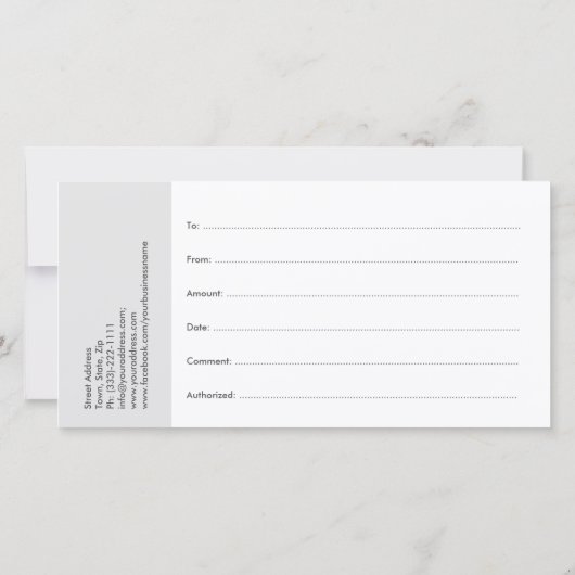 Carte De Remerciements Extensions Eyelash Certificat cadeau Parties scint (Dos)