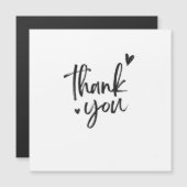 CARTE DE REMERCIEMENTS EXTRAORDINAIRE (Devant / Derrière)