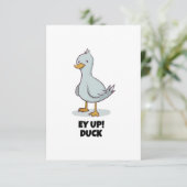 Carte De Remerciements Ey up canard (Debout devant)