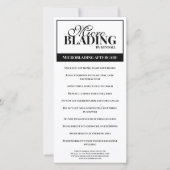 Carte De Remerciements Eyebrow Aftercare Simple Black White Instruction (Devant)