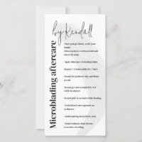 Eyebrow Aftercare Simple Blanc Gras