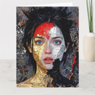 Carte De Remerciements Eyes Of The Ember – “Portrait aux braises”