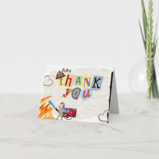 Carte De Remerciements f (Devant)