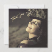 Carte De Remerciements Fab Silhouette Chaussures Glam Noir Anniversaire P (Dos)