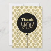 Carte De Remerciements Fabuleux 50 Gold Anniversaire (Devant)