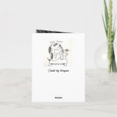 Carte De Remerciements Faire de la musique (Dos)