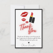 Carte De Remerciements Faire ses adieux à la demoiselle d'honneur (Devant)