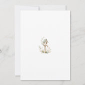 Carte De Remerciements Fairy First Birthday Party Personalized (Dos)