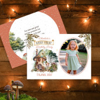 Fairy First Woodland Champignons 1er anniversaire 