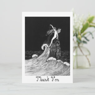 Carte De Remerciements Fairy in Fairyland Art Vintage