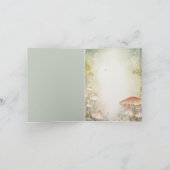 Carte De Remerciements Fairy Tale Woodland Fairycore Romance (Intérieur)