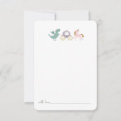 Carte De Remerciements Fairytale Princess Castle Anniversaire Heure Capsu (Devant)