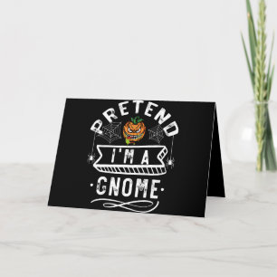 Carte De Remerciements Faisons comme si j'étais un costume de gnome drôle