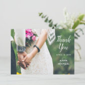 Carte de remerciements fait sur commande de (Debout devant)