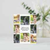 Carte De Remerciements Faites votre propre collage photo et texte (Debout devant)