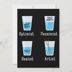 Carte De Remerciements Faits sur les artistes Artistes drôles Professeur