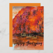 Carte De Remerciements Fall Splendor Note Card (Devant / Derrière)