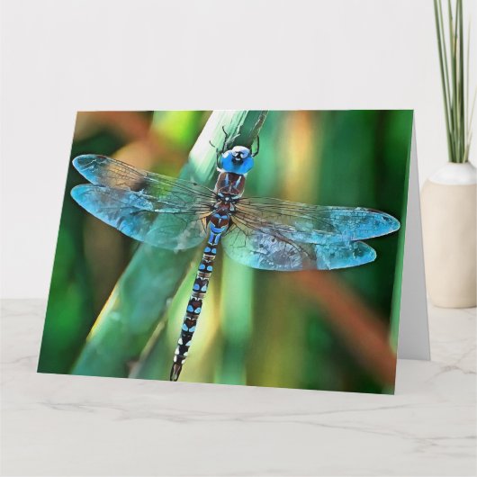 Carte De Remerciements Fantasy Dragonfly (Devant)